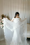 MARY - Ready to Ship Veil (Rush Order) -Drop style Two tier Lace Wedding Long Veil