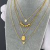 "Gold-plated necklace with an infinity symbol pendant, symbolizing eternal elegance."