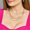 18K gold plated Stainless steel necklace