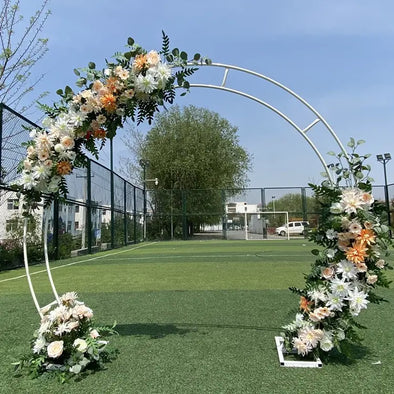 White Frame Circular Arch