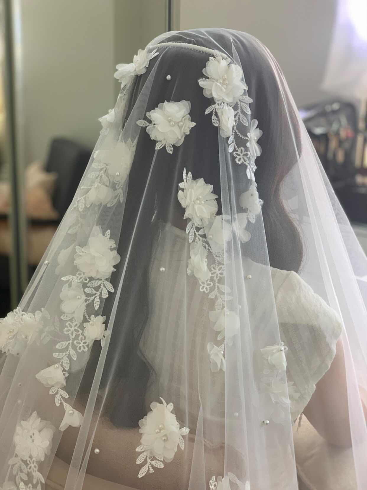 Custom made wedding veils  7 meter Wedding Bridal Veils – MWBRIDALSTORE